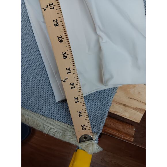 Taylor Brooke Canada Pants Womens 8 30X33 Cream Flare Leg High Waist - Picture 13 of 14